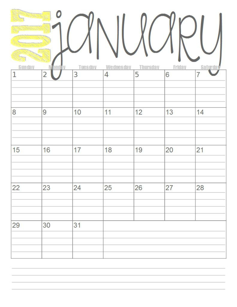 Lined Monthly Calendar - Wpa.wpart.co