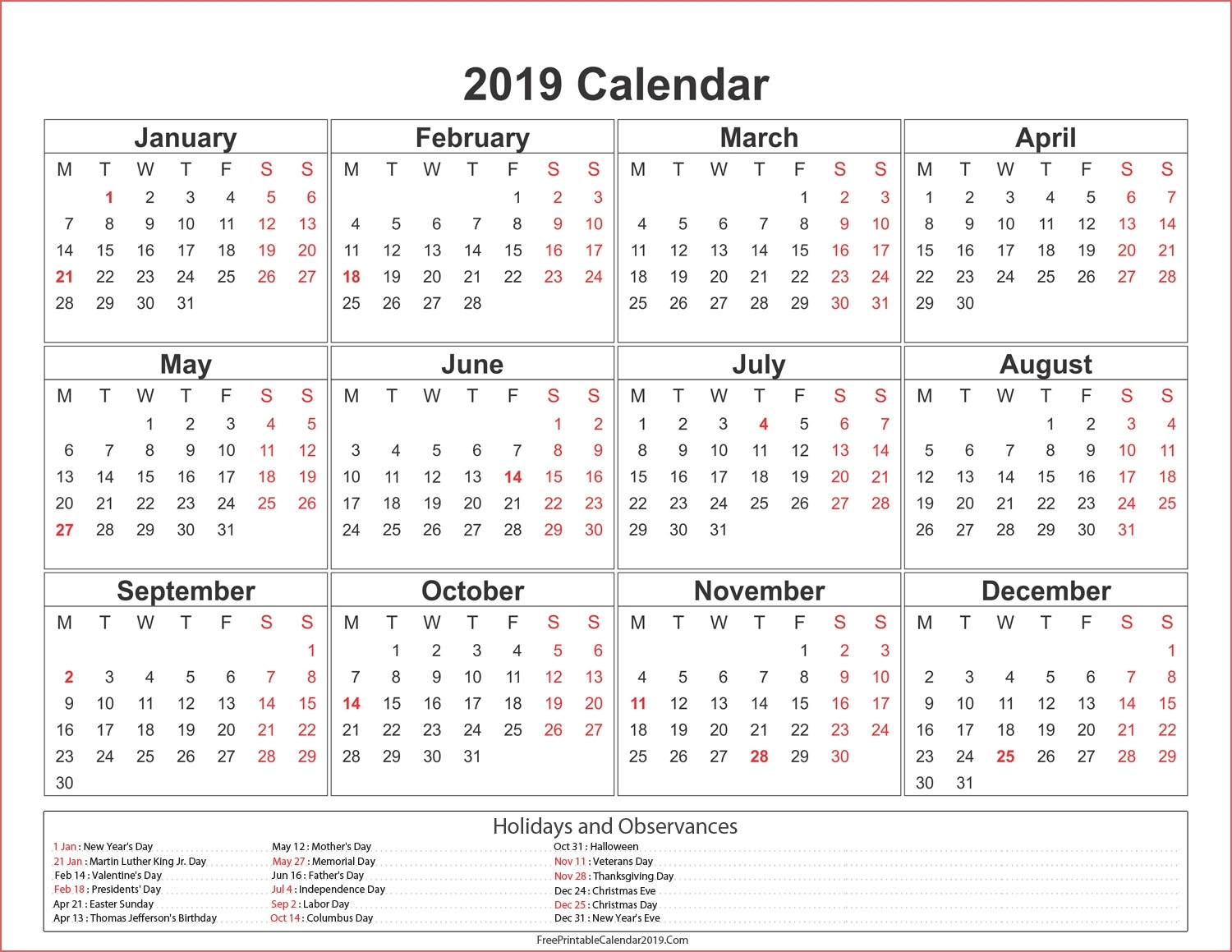 Lovely Print Calendar No Download : Mini Calendar Template