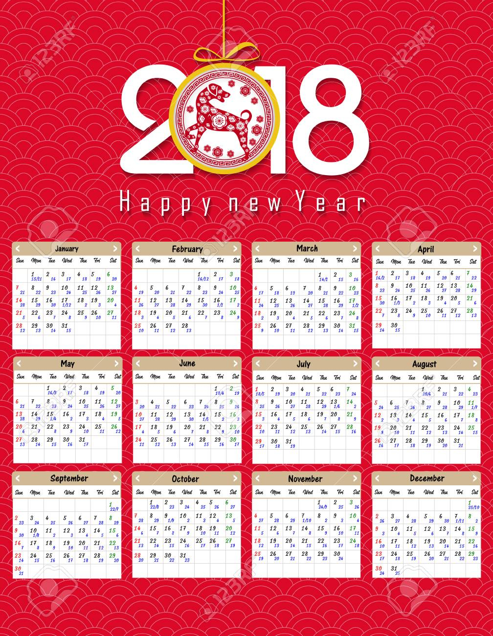 New Year Calendar Chinese Calendar Printables Free Templates