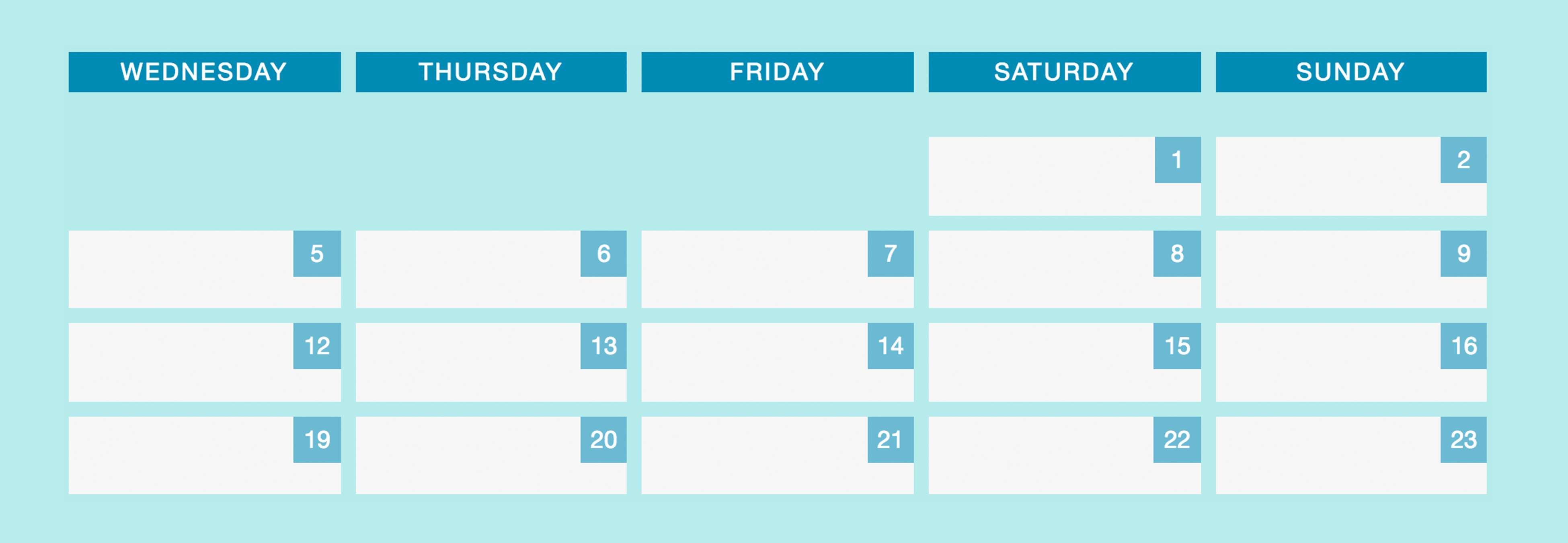 Making A Responsive Calendar For Dynamic Dates Using Flexbox