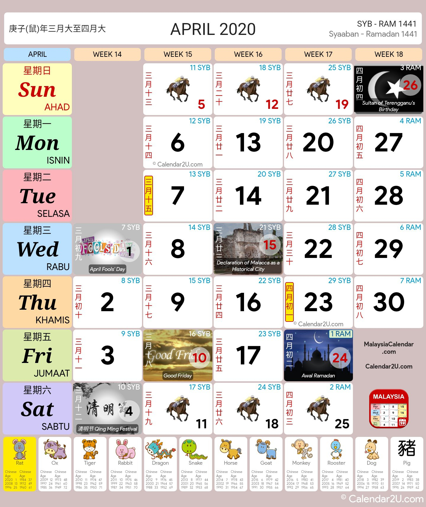 Malaysia Calendar Year 2020 (School Holiday) - Malaysia Calendar