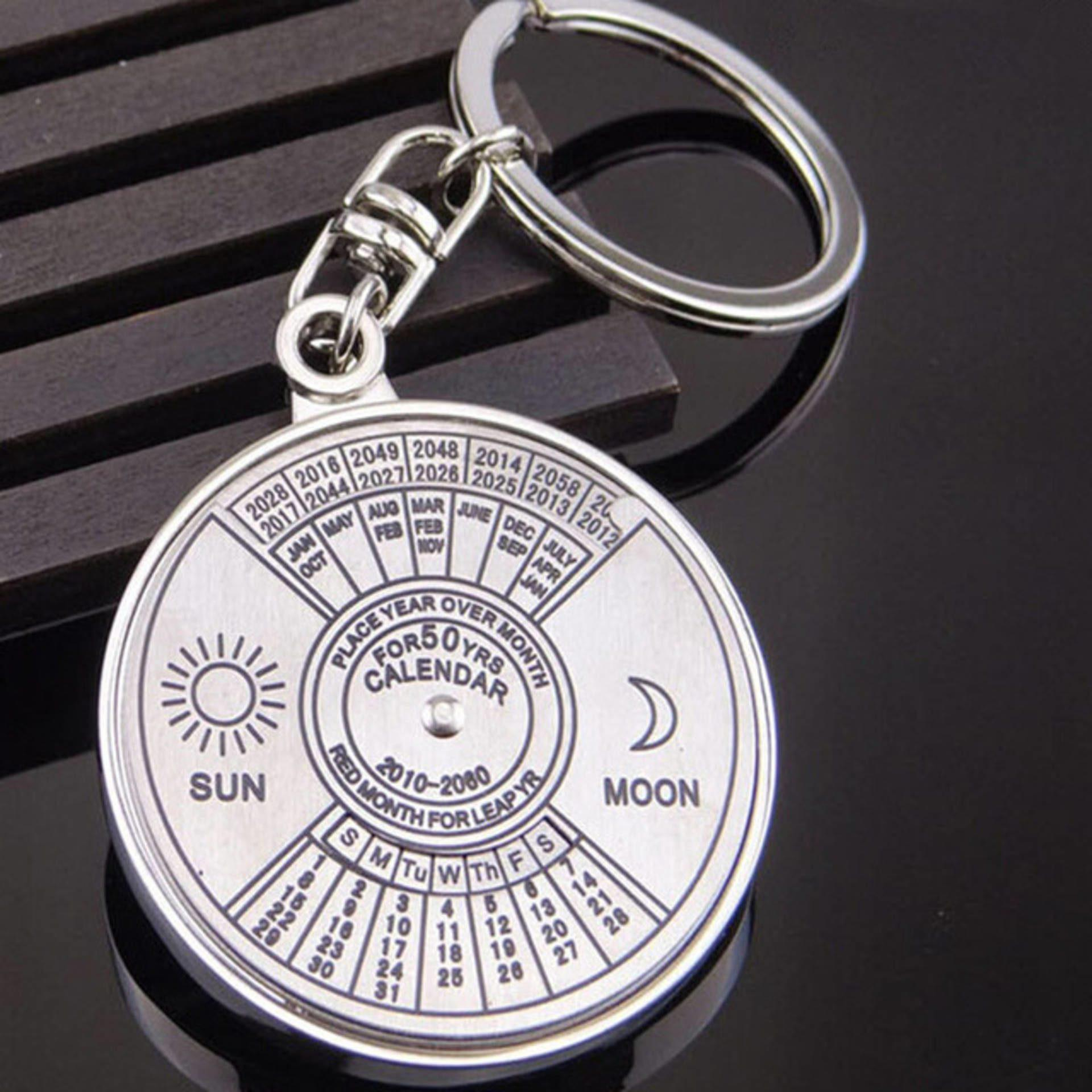 Mini 50 Years Calendar Keychain