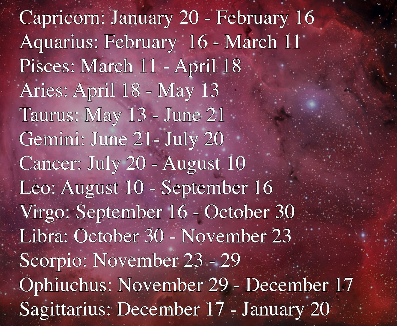 Nasa: We Didn&#039;t Change Your Zodiac Sign Because Astrology