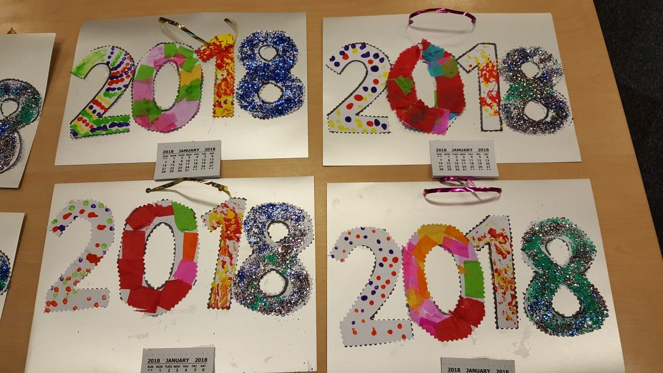 New Year&#039;s Year Craft | Calendar Ideas For Kids To Make