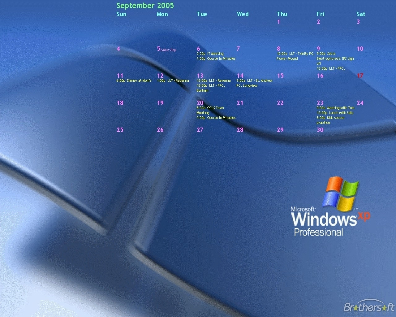 Windows 7 Free Calendar Download