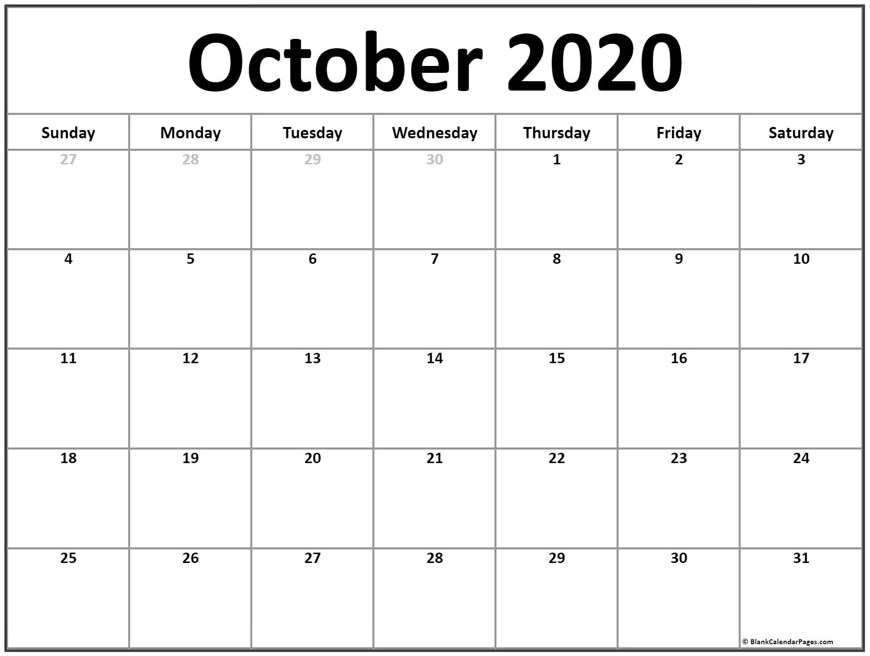Zodiac Calendar October 2020 Calendar Printables Free Templates