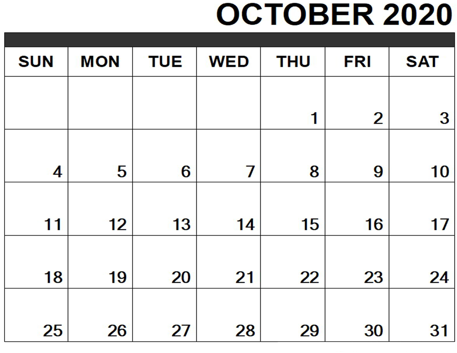 October 2020 Calendar Printable Tips You Will Read This Year