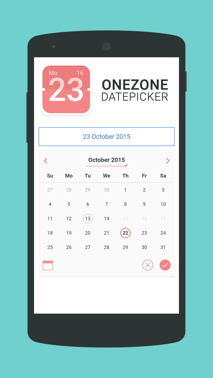 Onezone-Datepicker - Ionic Marketplace