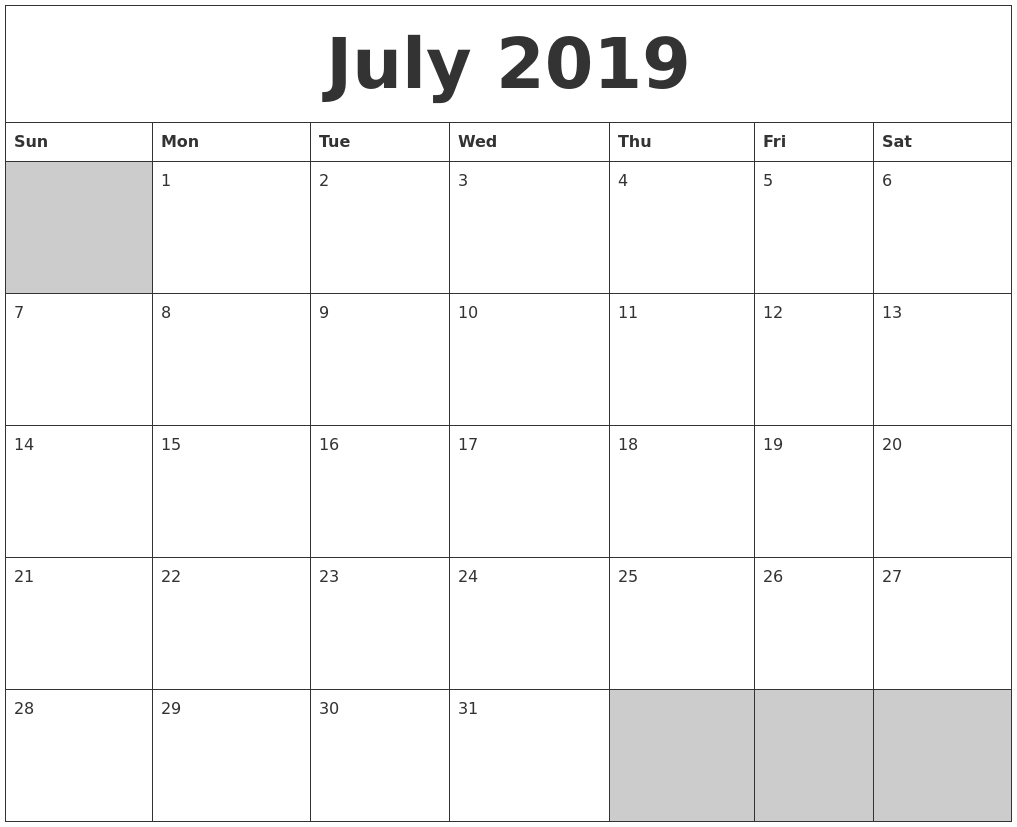 Free Printable Calendar Generator 