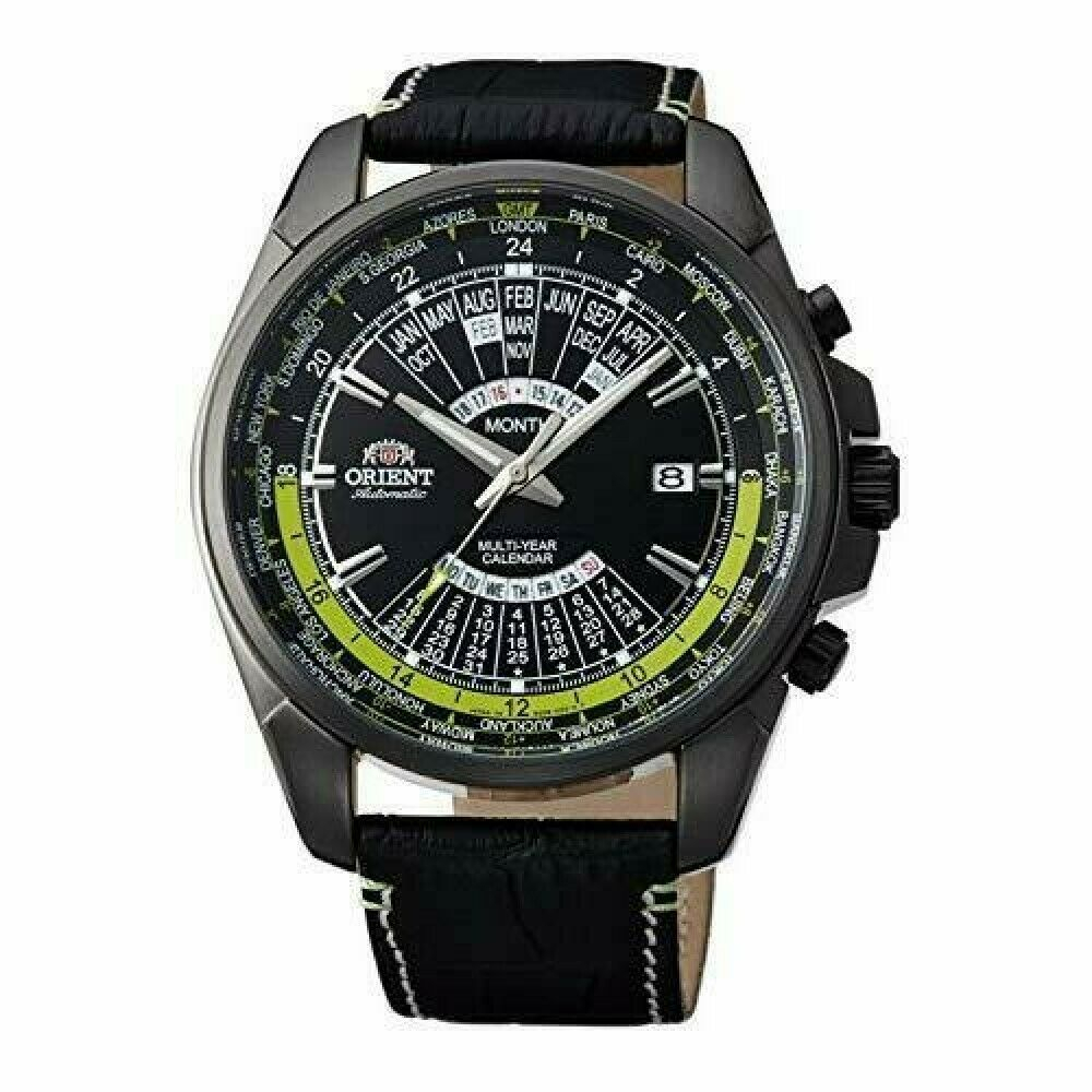Orient Watch Automatic Winding Sporty Perpetual Calendar Black Seu0B005Bh  Men