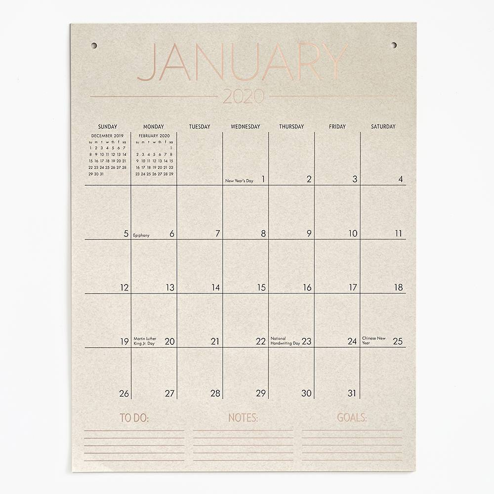 Paper Source Tall On The Wall 2020 Calendar | Products In