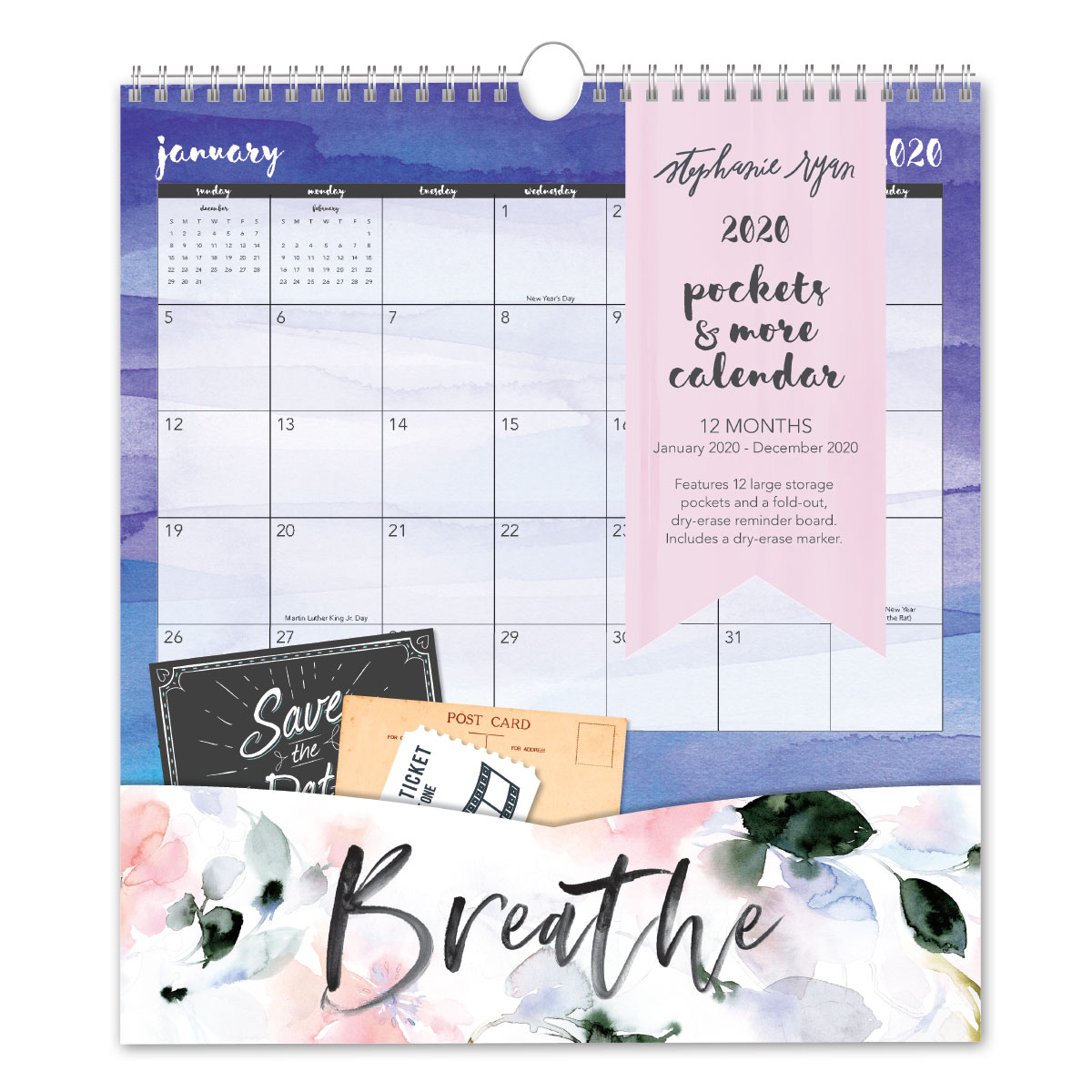 Petal &amp; Lightstephanie Ryan 2020 Pockets &amp; More Calendar