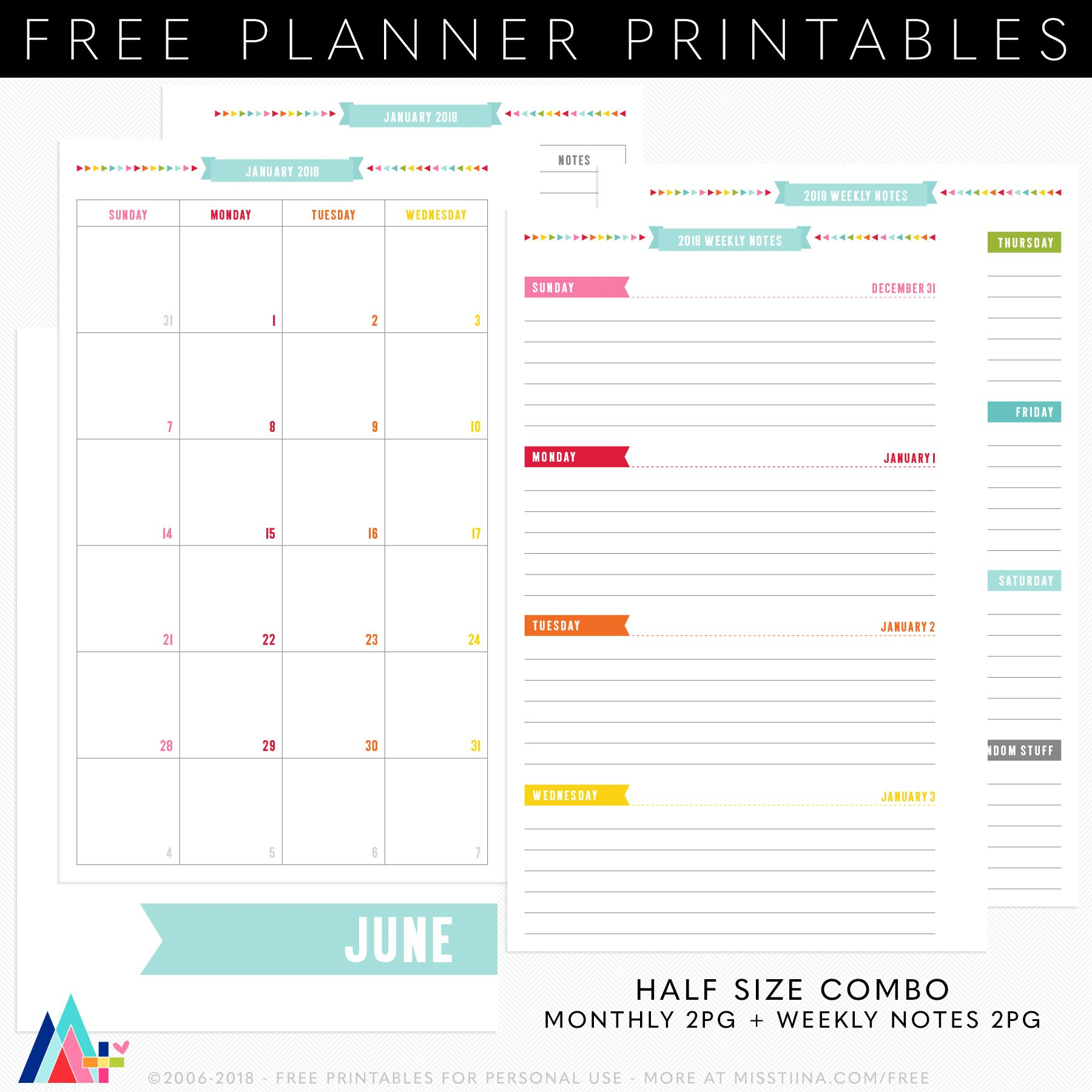 Free Printable Calendar Half Page | Calendar Printables Free Templates