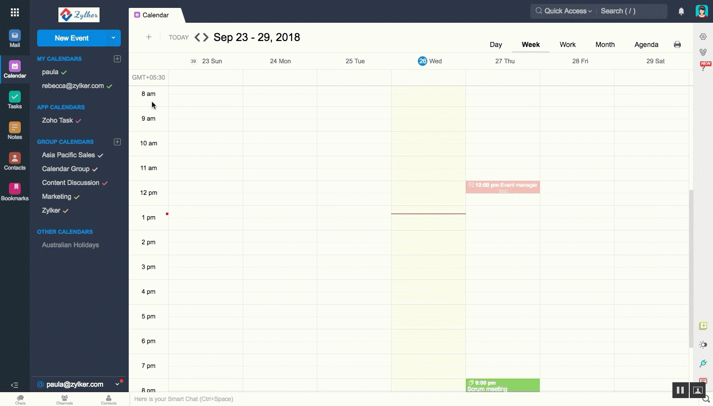 Posh How To Print Zoho Calendar : Mini Calendar Template