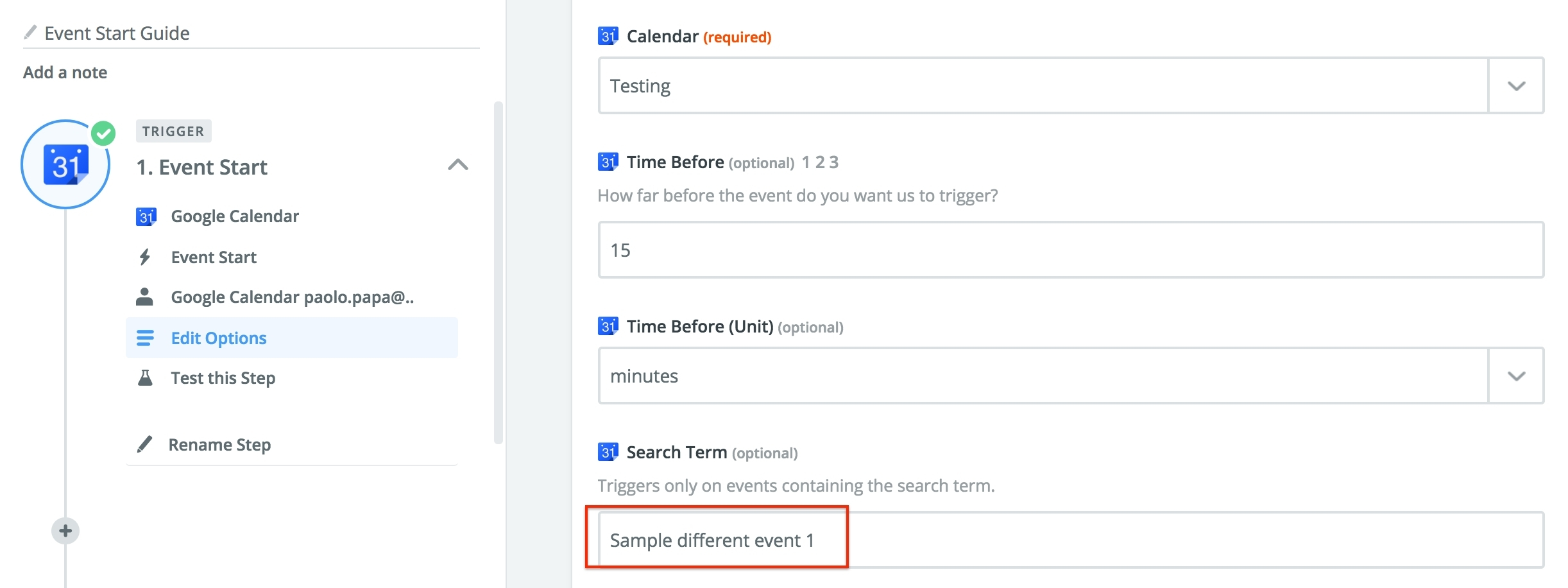 Print Google Calendar Agenda Without Creator