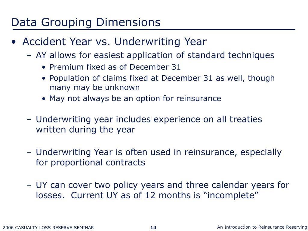 Ppt - Introduction To Reinsurance Reserving Powerpoint