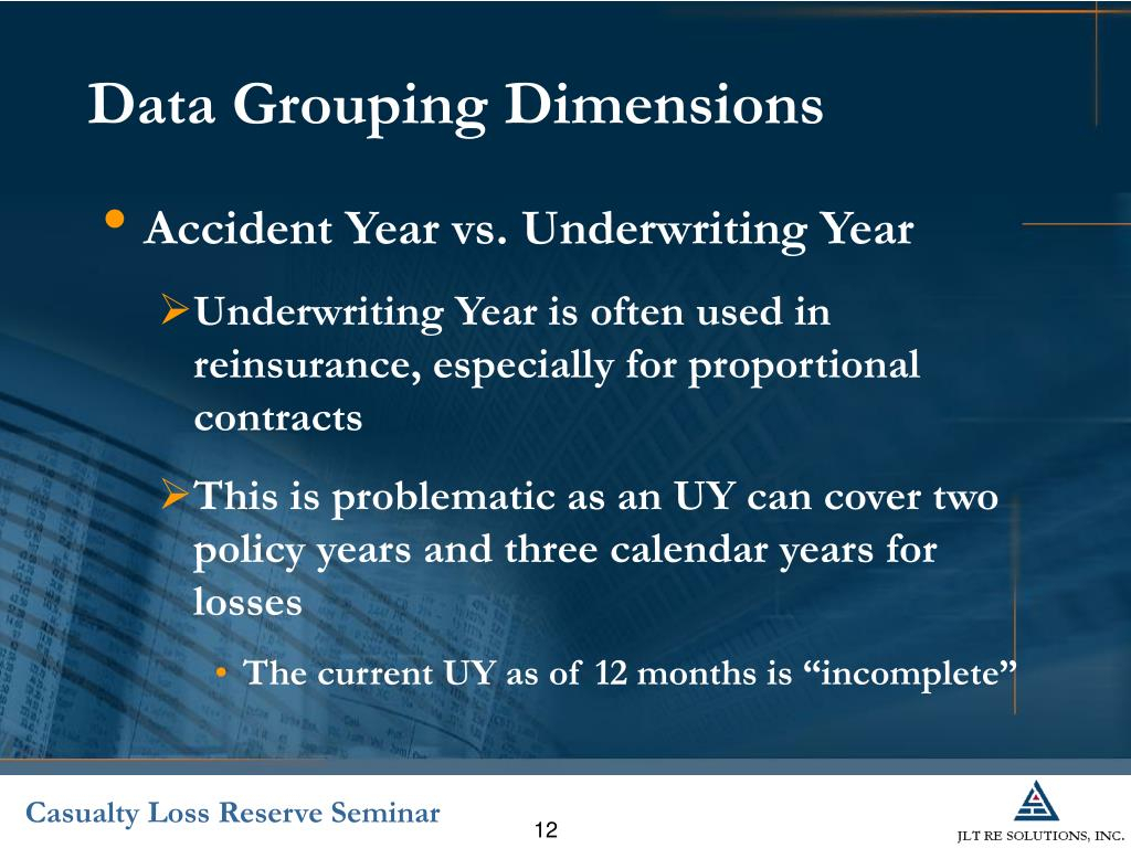 Ppt - Introduction To Reinsurance Reserving Powerpoint