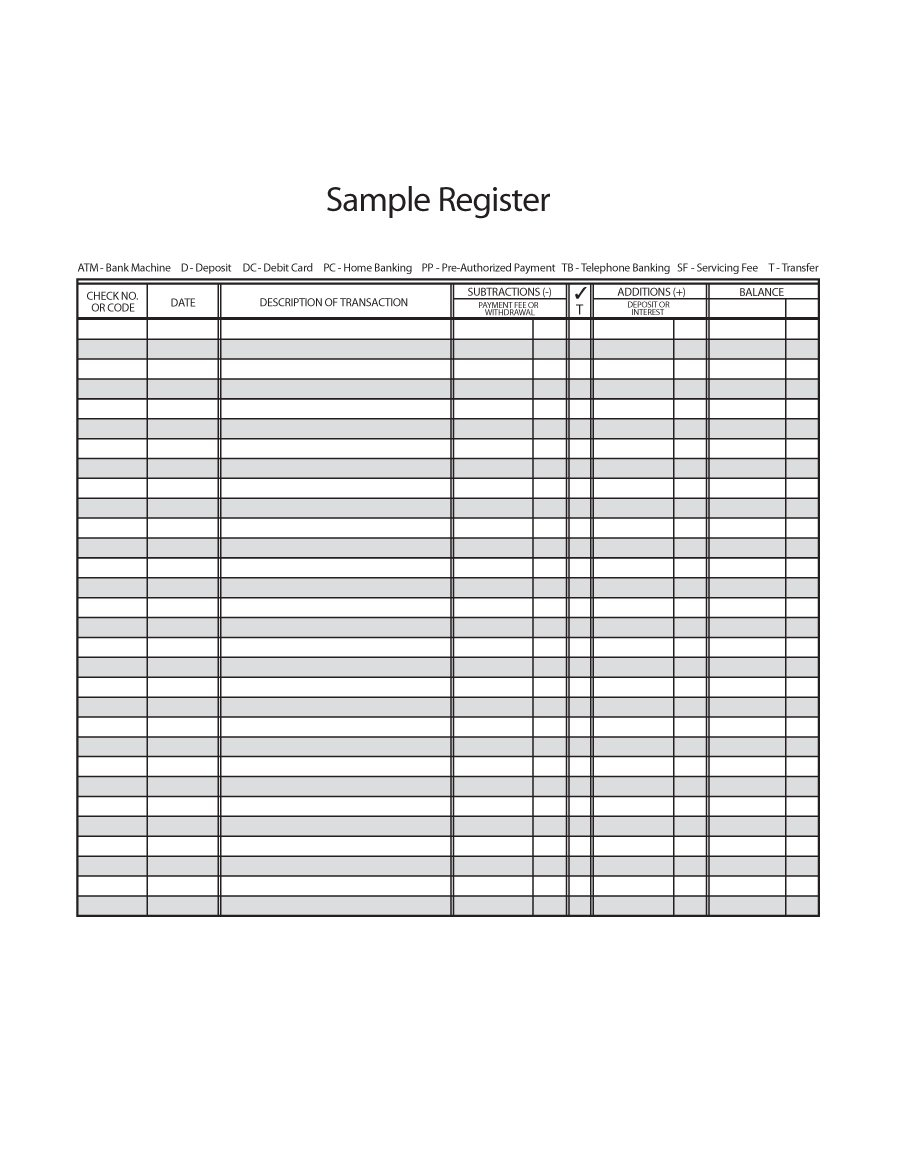 Free Printable Check Register Calendar Calendar Printables Free Templates