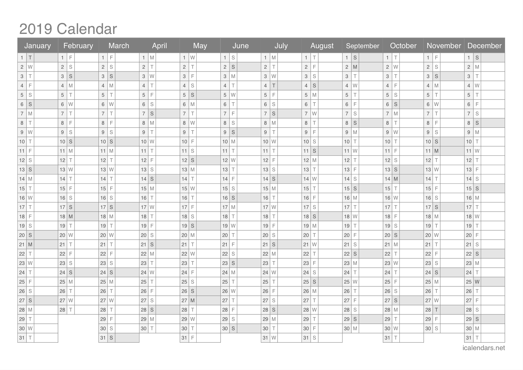 Print Calendar Yearly - Wpa.wpart.co