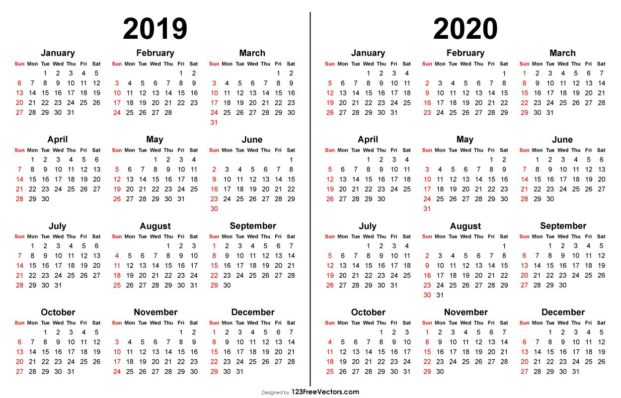 Print Online Calendar 2020 - Wpa.wpart.co