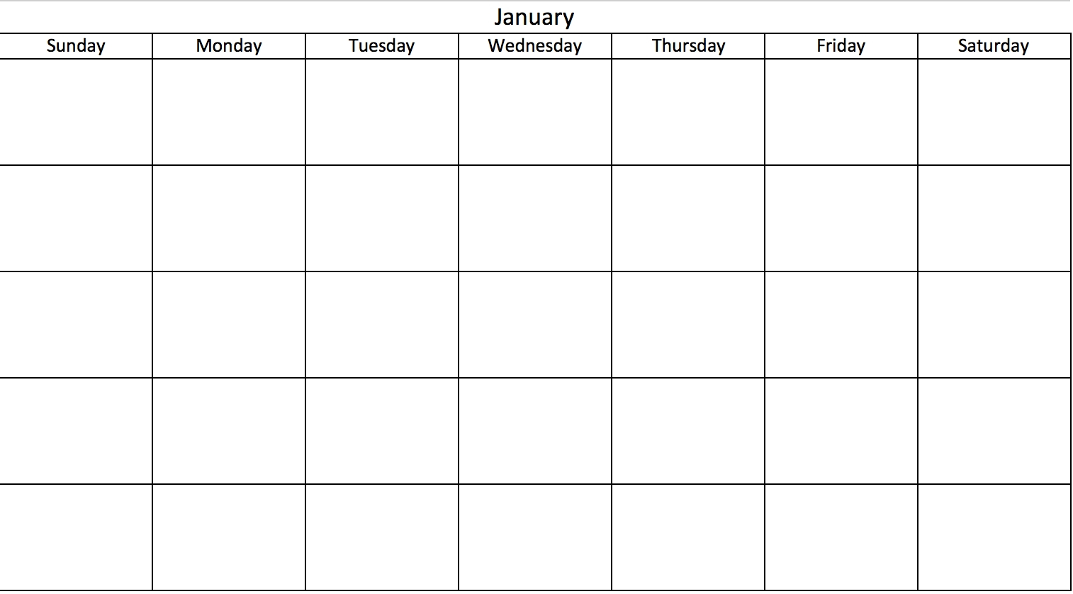 Printable Calendar For Specific Dates