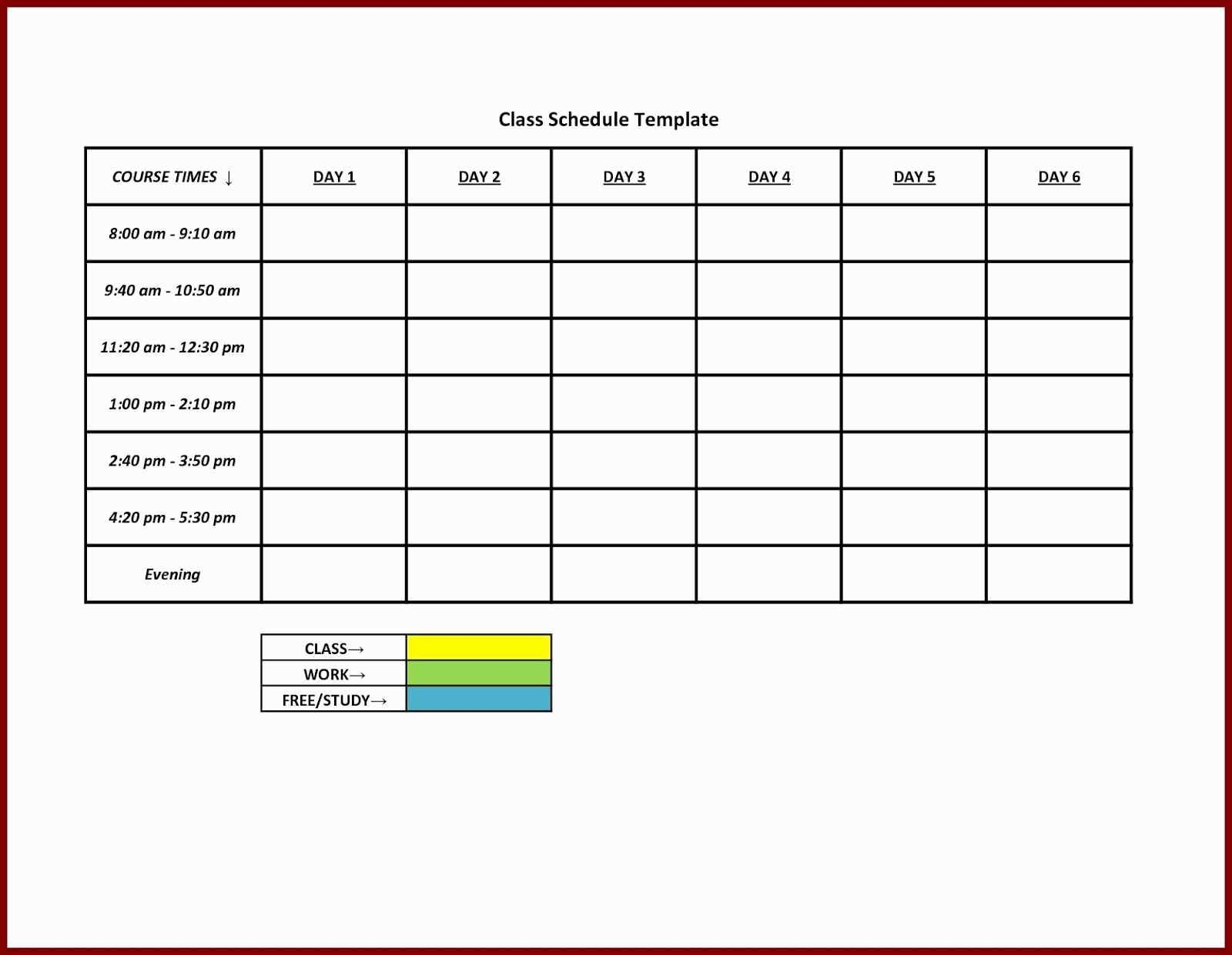 free sample weekly employee work schedule template