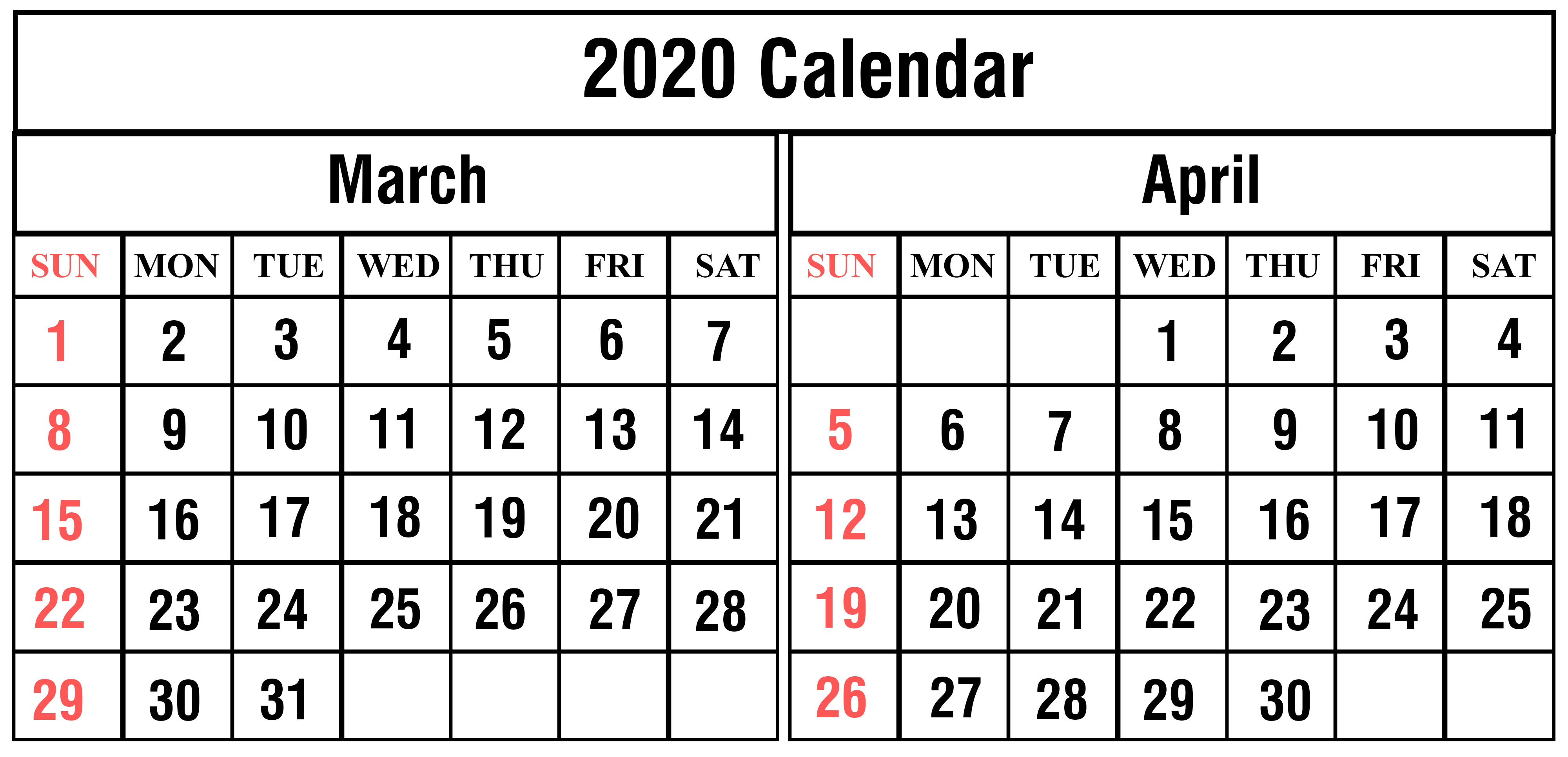 printable-calendar-march-april-2020-calendar-printables-free-templates