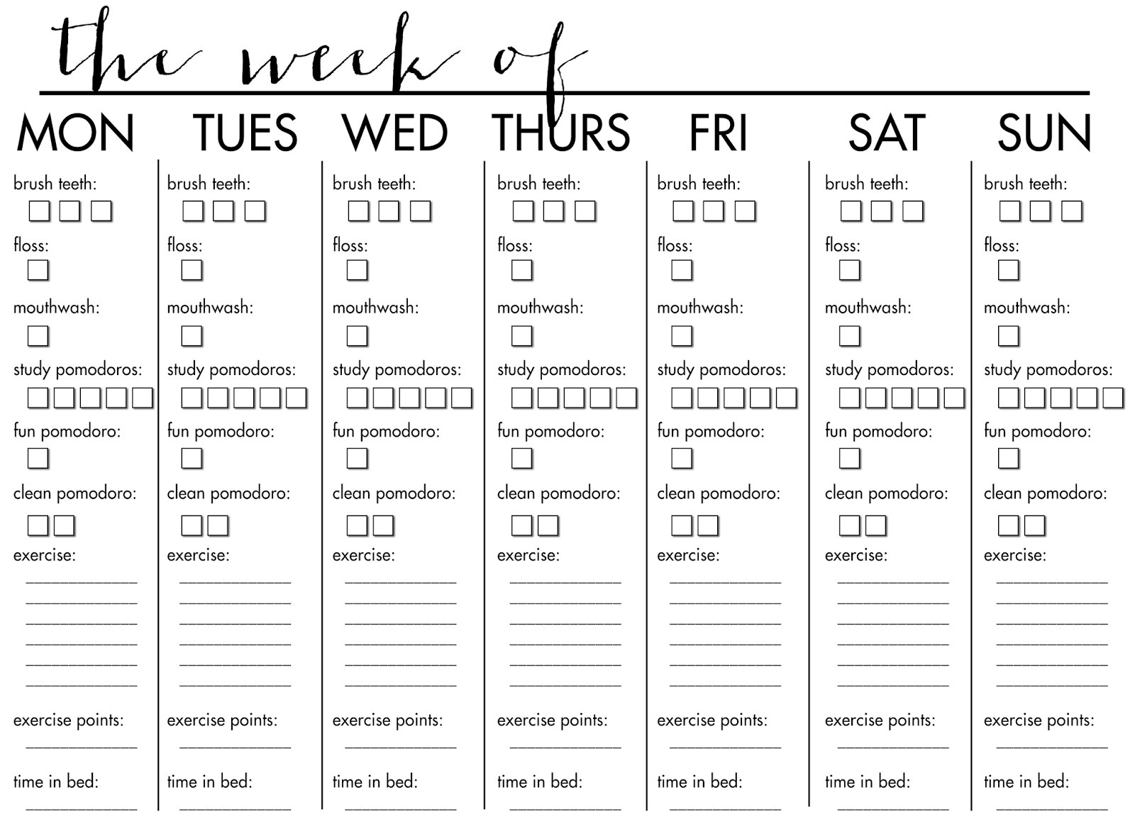 Printable Workout Calendar | Workout Calendar Printable