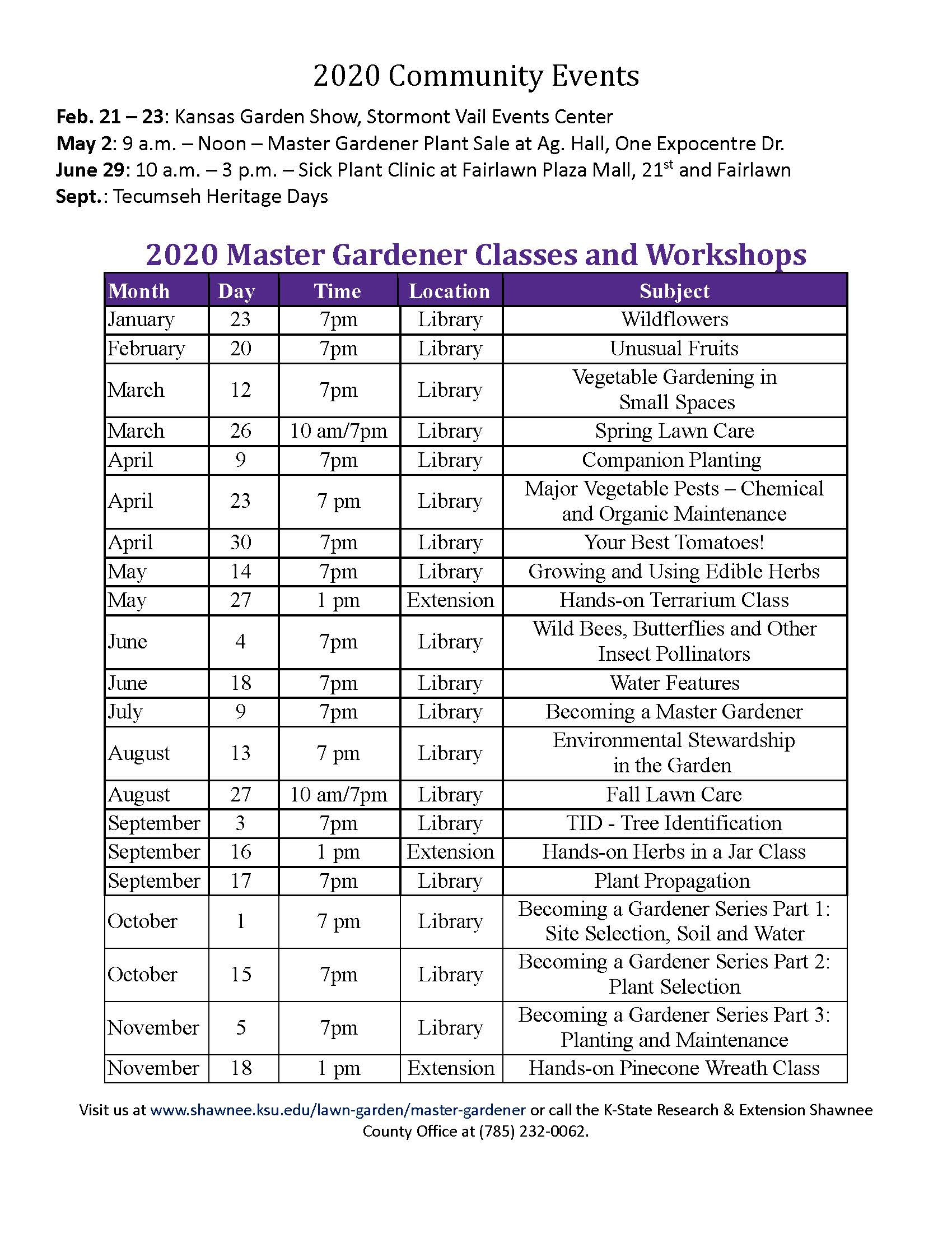 K State Calendar 2020 Calendar Printables Free Templates