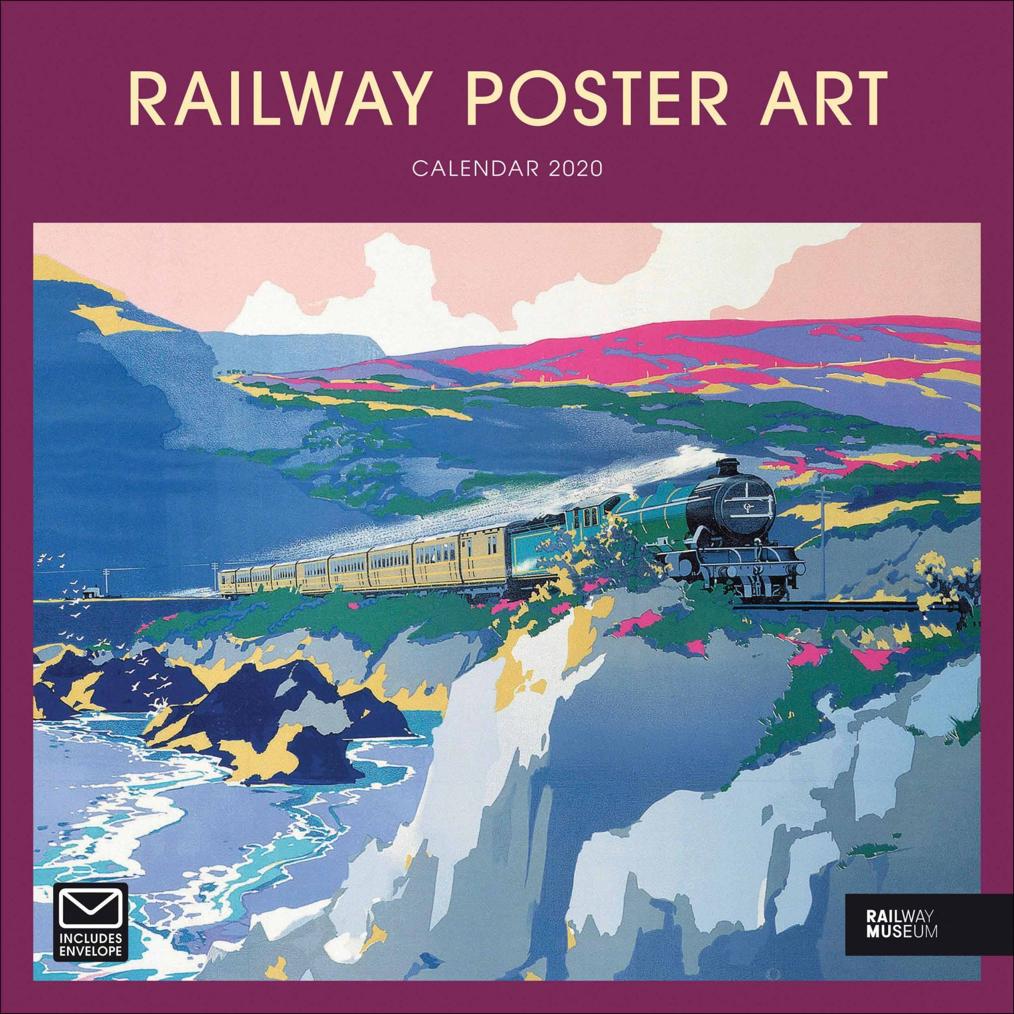 Railway Poster Art Calendar 2020