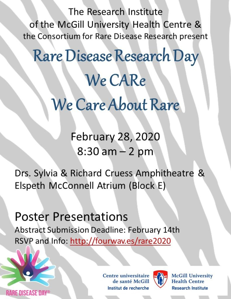 Rare Disease Day 2020 - Meakins-Christie Laboratories