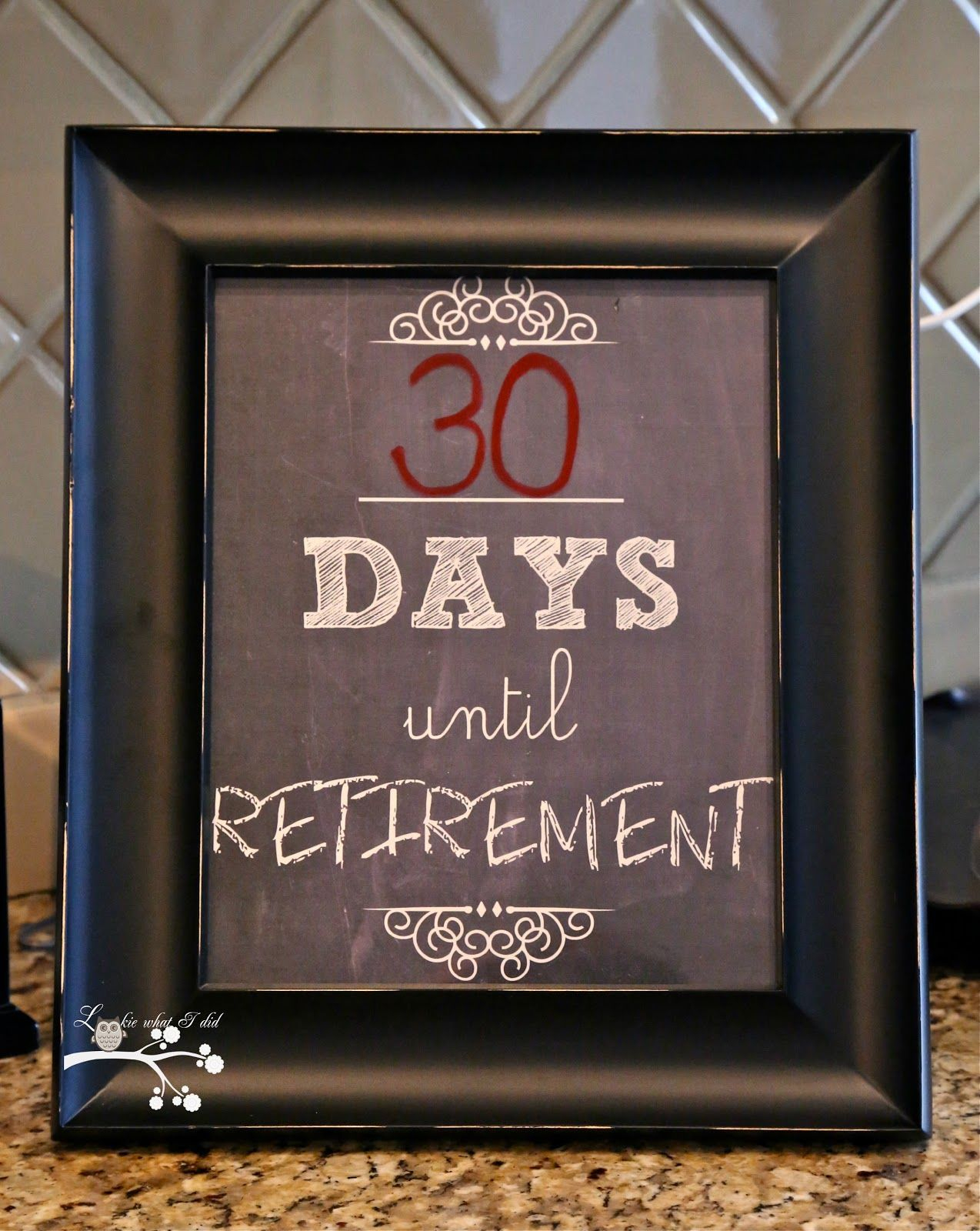 Retirement Countdown.free Printable | Retirement