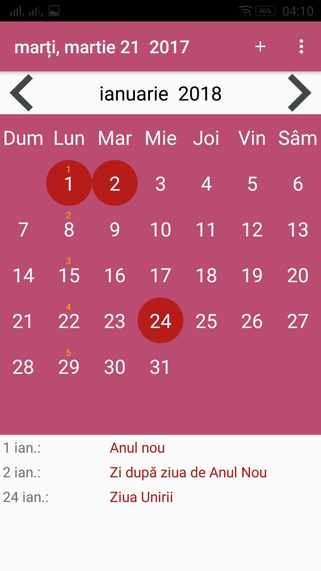 Calendar 2020 Romania Cu Sarbatori Legale | Calendar Printables Free