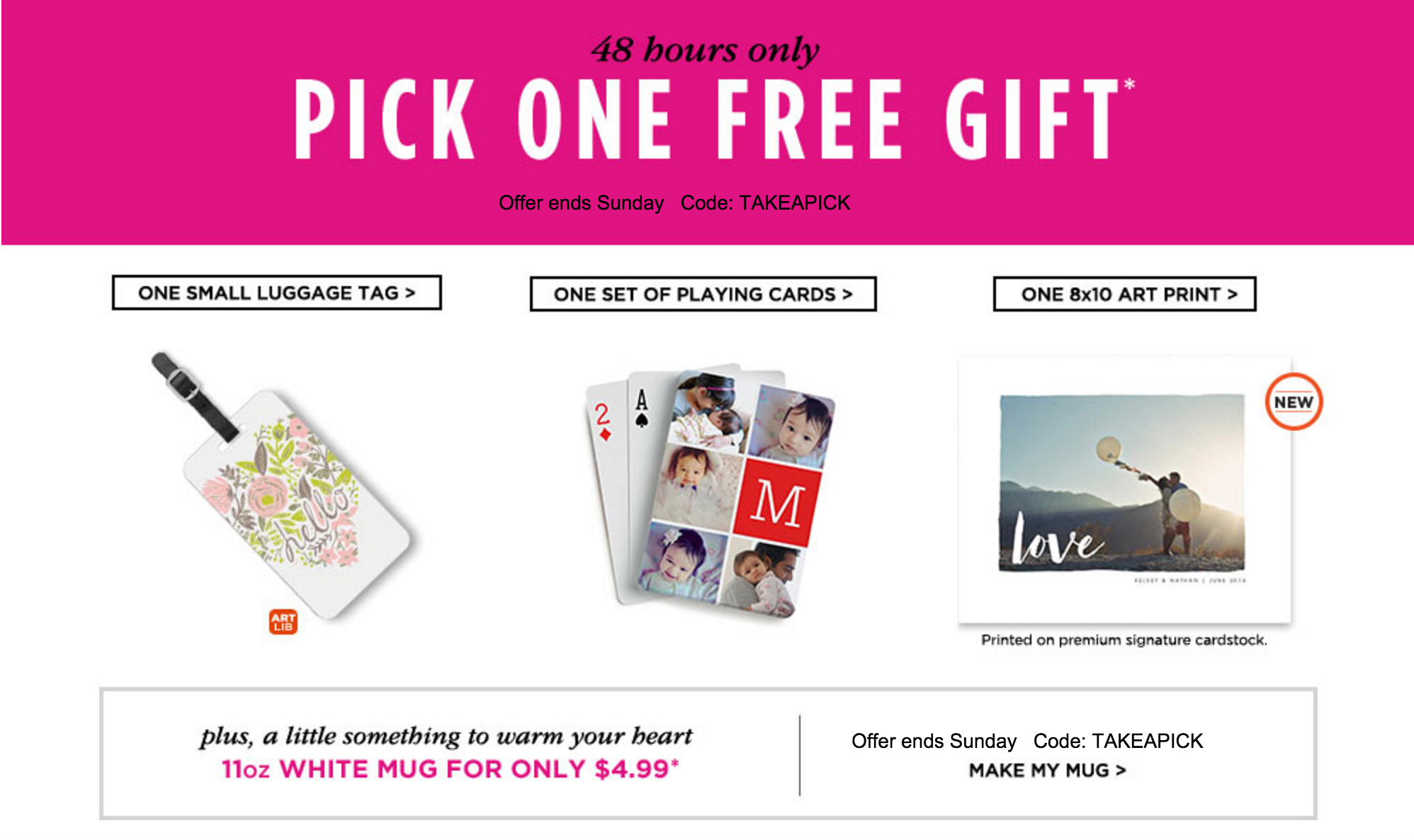 Saturday Freebies - Free Shutterfly Photo Gift