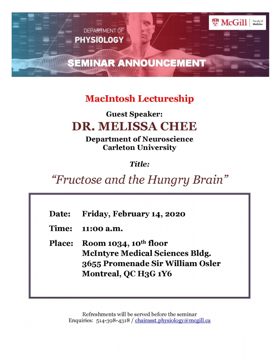 Seminar - Fructose And The Hungry Brain | Biomedical