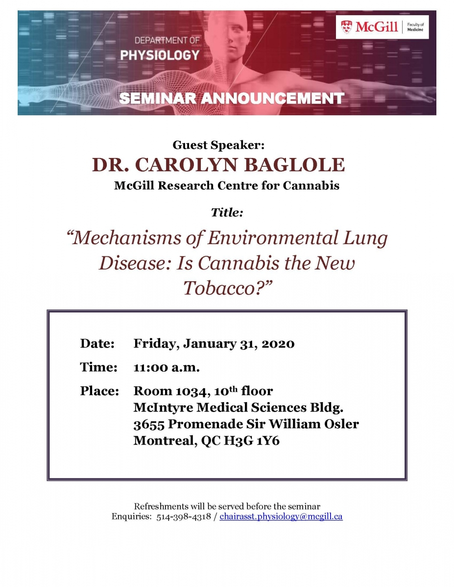 Seminar - Mechanisms Of Environmental Lung Disease: Is
