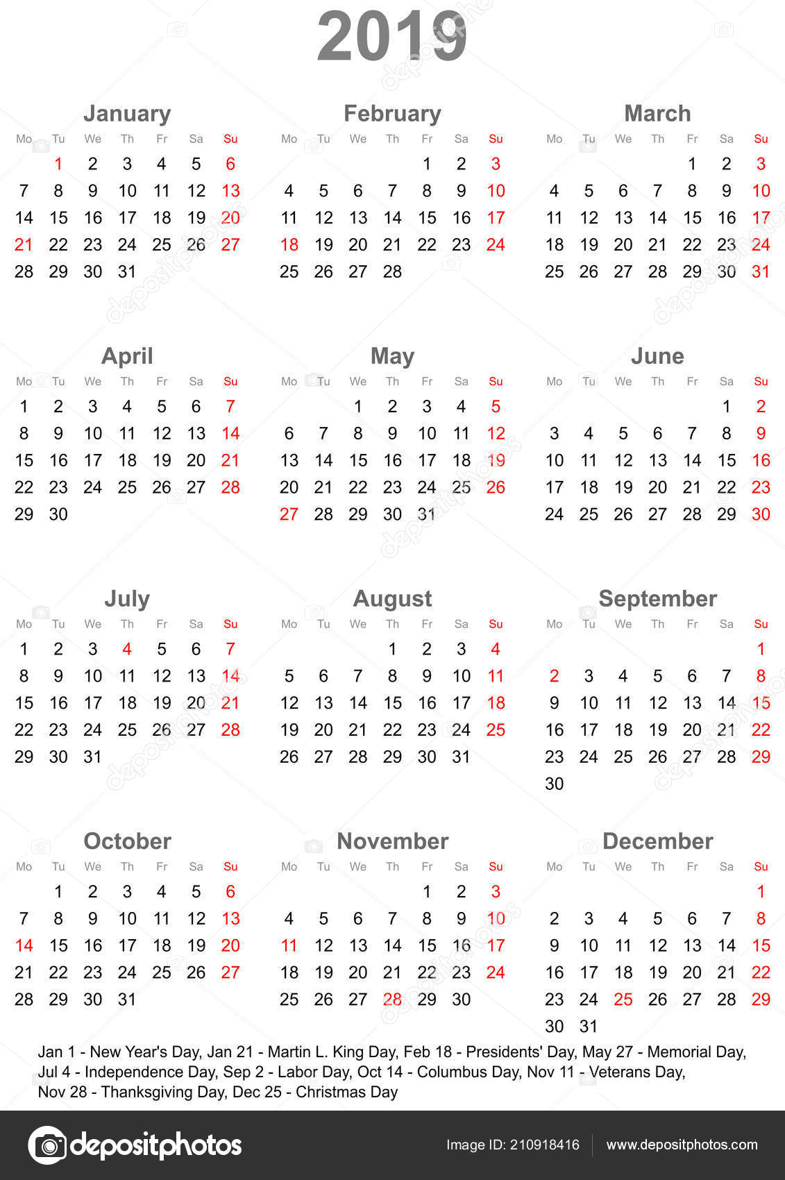 1 Year Calendar At A Glance | Calendar Printables Free Templates