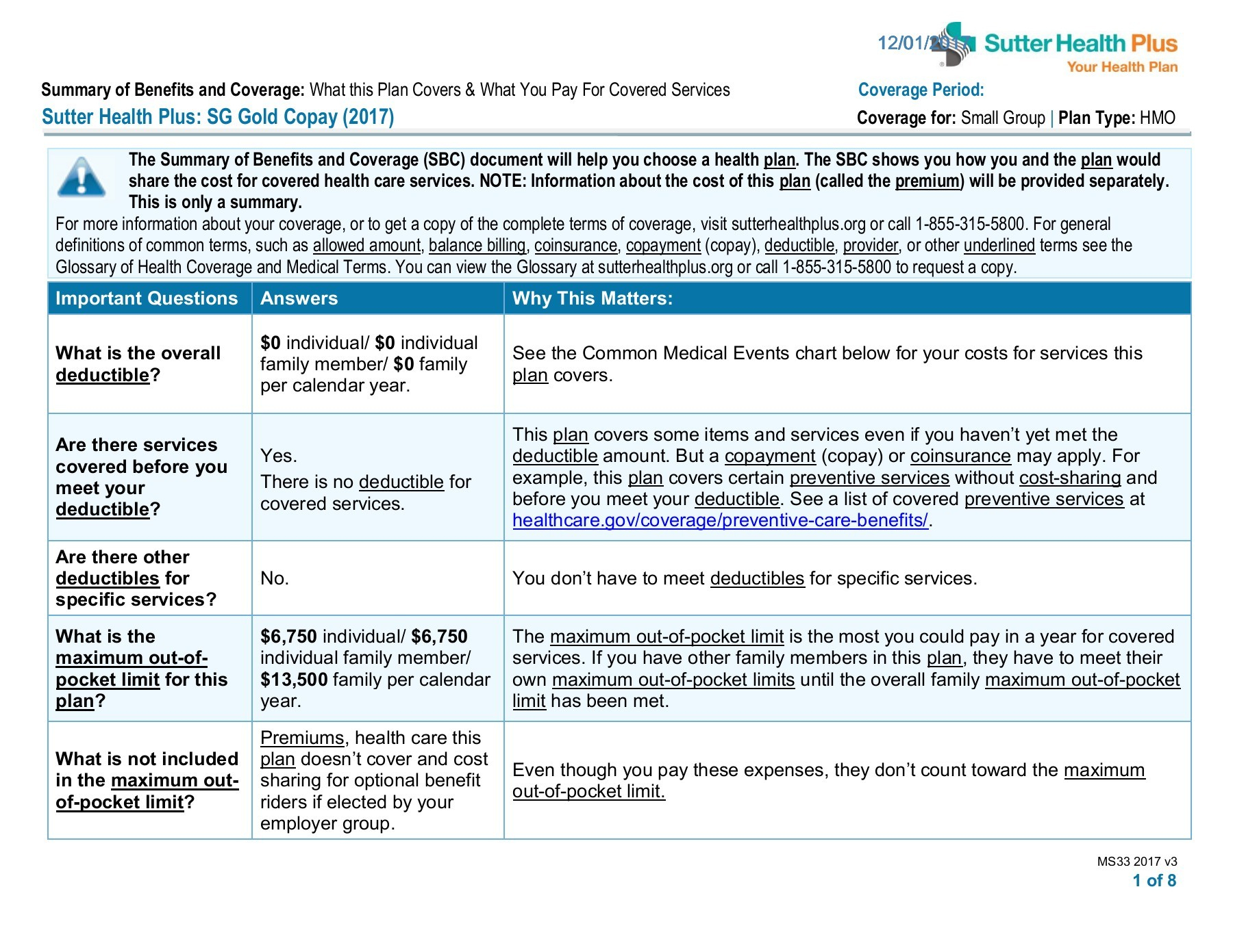 Sutter B Gold Hmo Sbc Pages 1 - 8 - Text Version | Fliphtml5