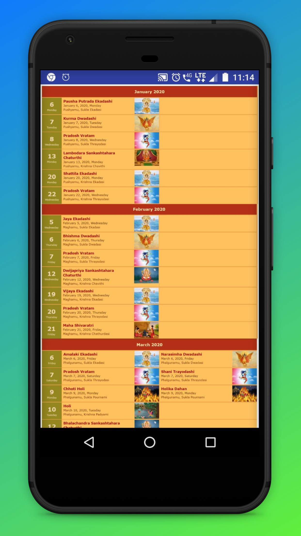 Telugu Calendar Panchang 2020 For Android - Apk Download