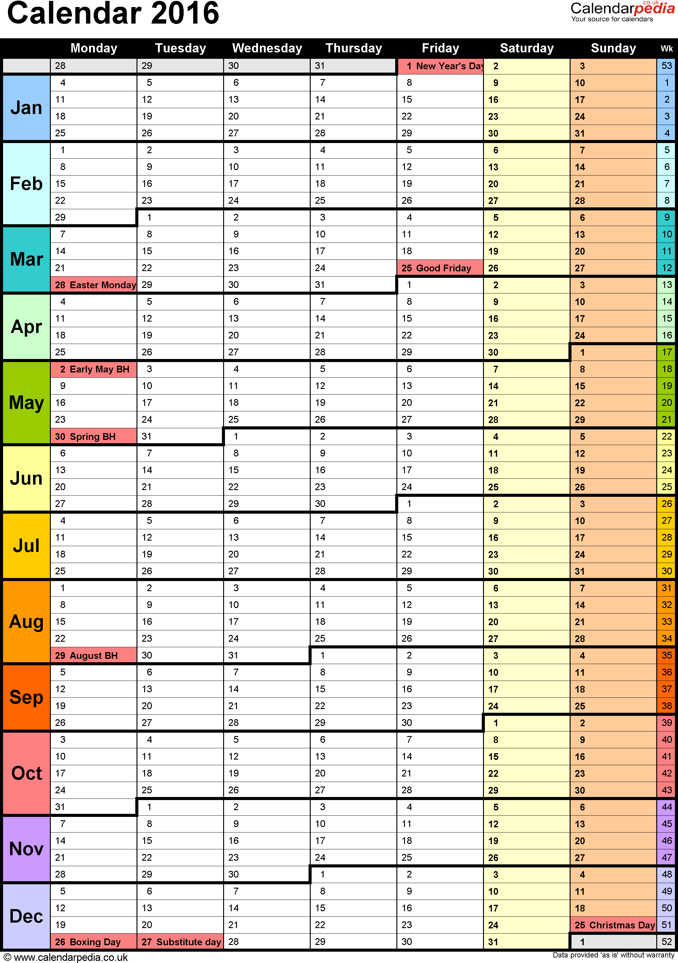 Week Calendar Rolling Events