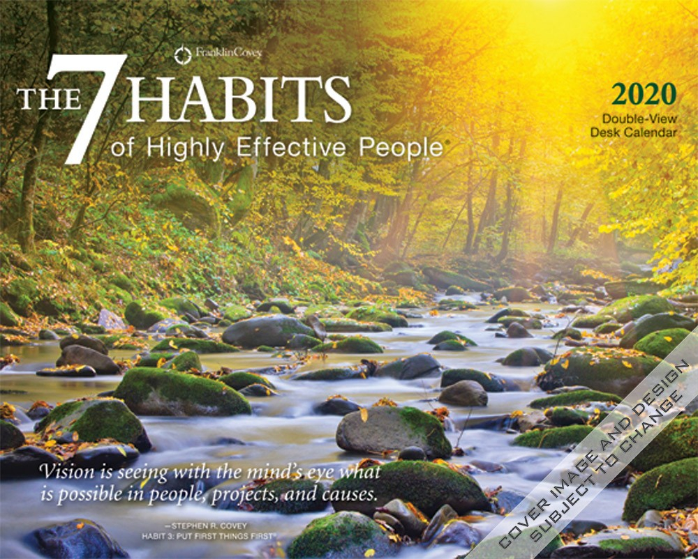 The 7 Habits Of Highly Effective People 2020 7.5 X 6 Inch