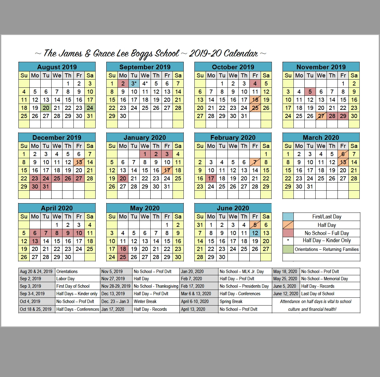 U Michigan Calendar 2020 | Month Calendar Printable