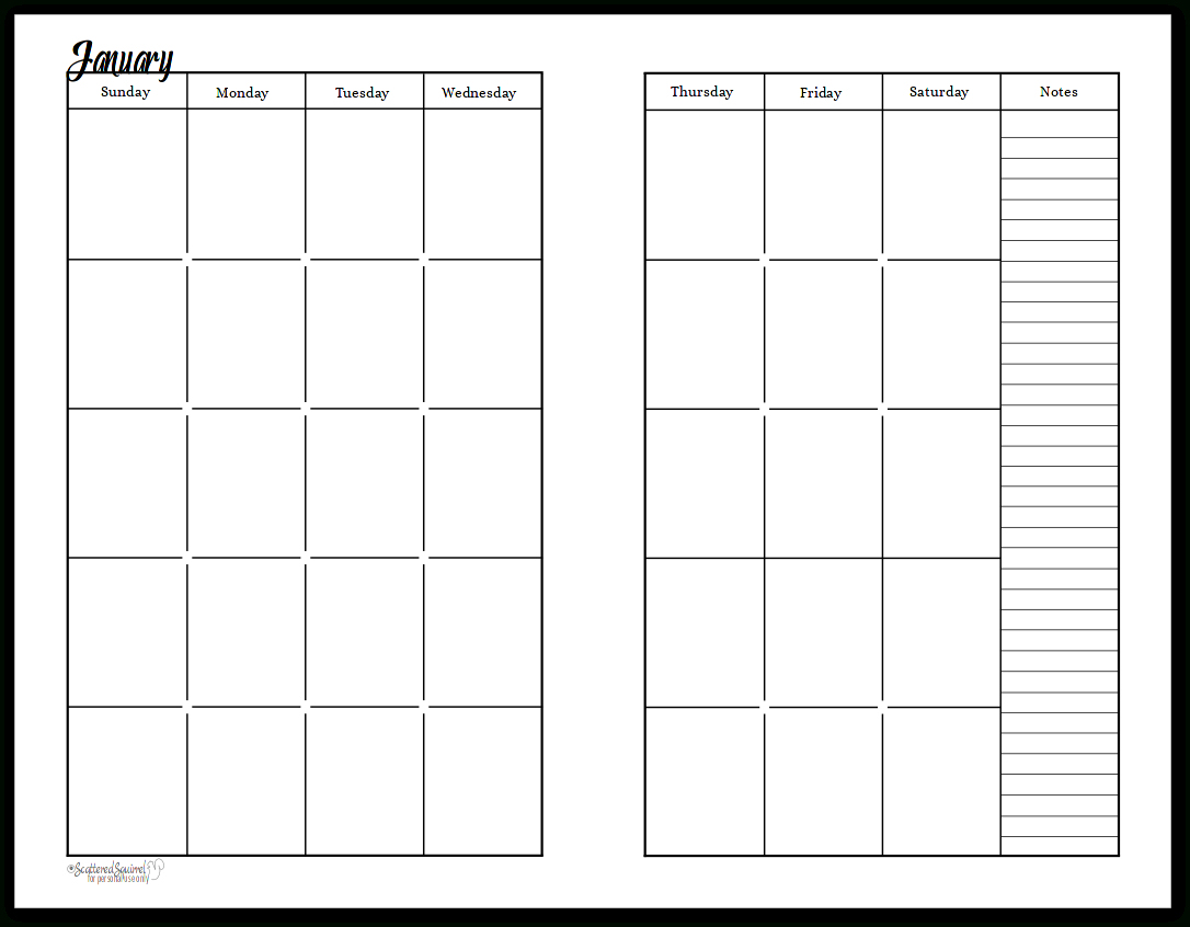 free printable calendar half page calendar printables free templates