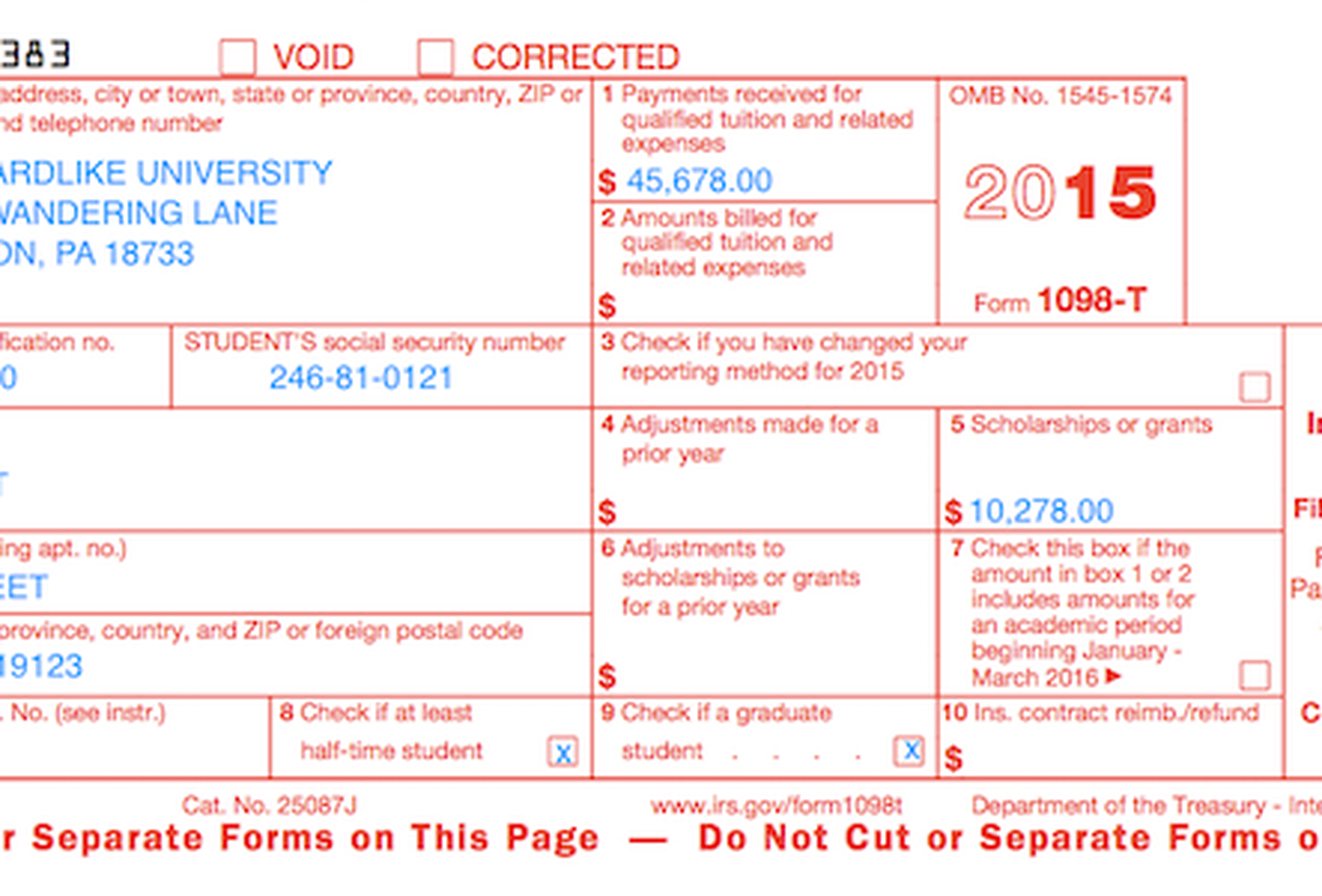 1098 T Calendar Year