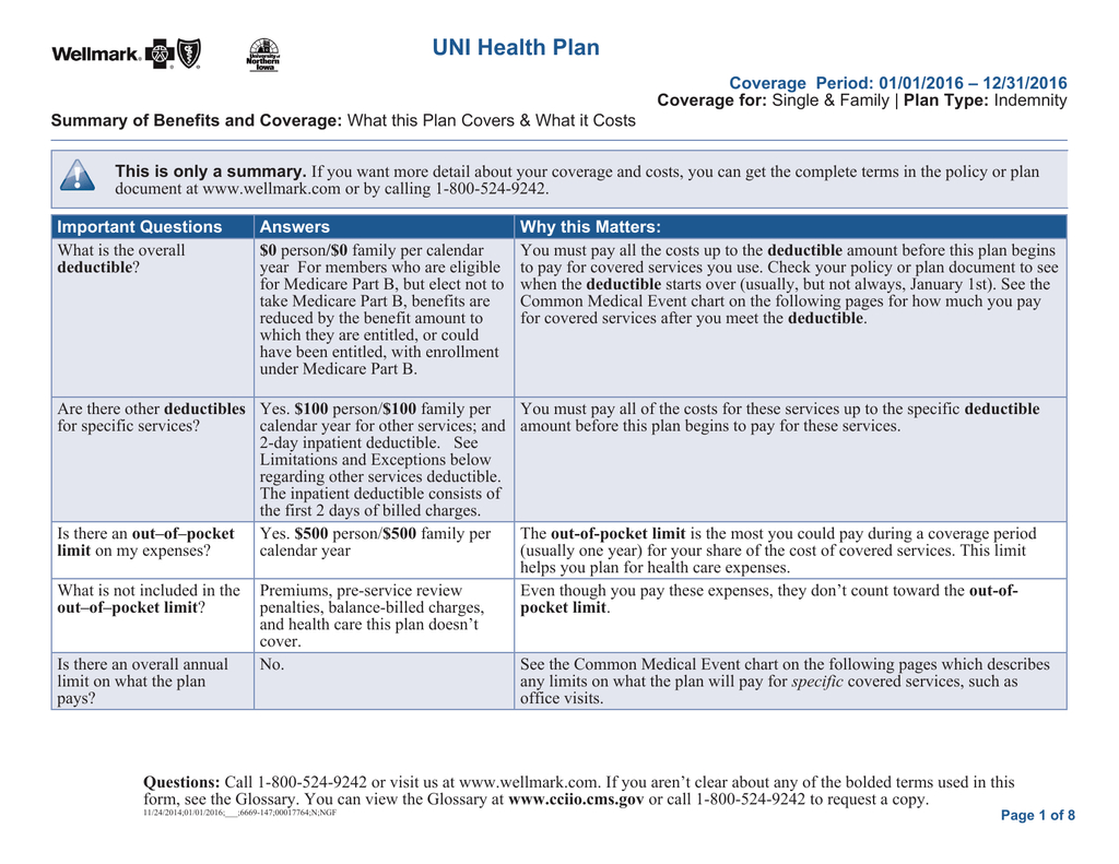 Uni Health Plan