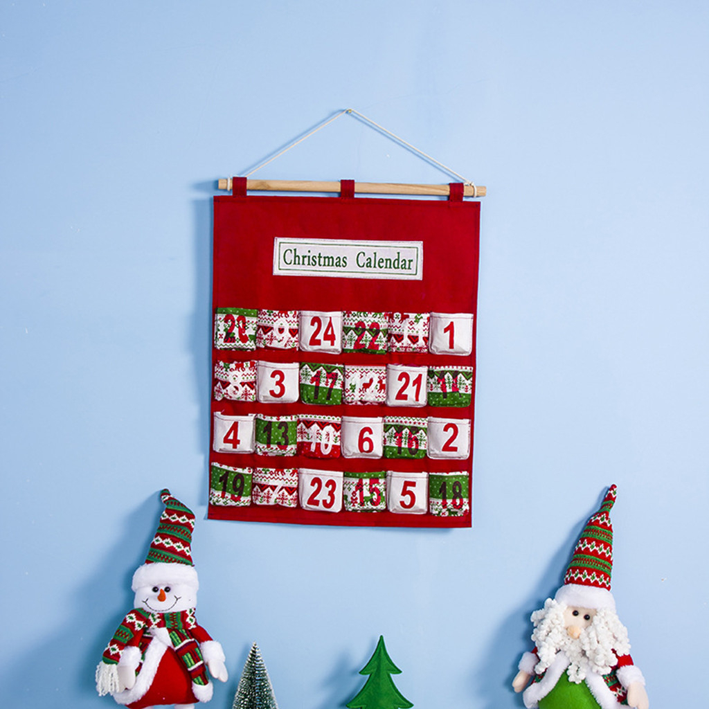 Us $4.94 28% Off|Creative Christmas Advent Calendar Santa Claus Snowman Elk  Animal Xmas New Year Christmas Ornaments Home Office Decoration Drop-In