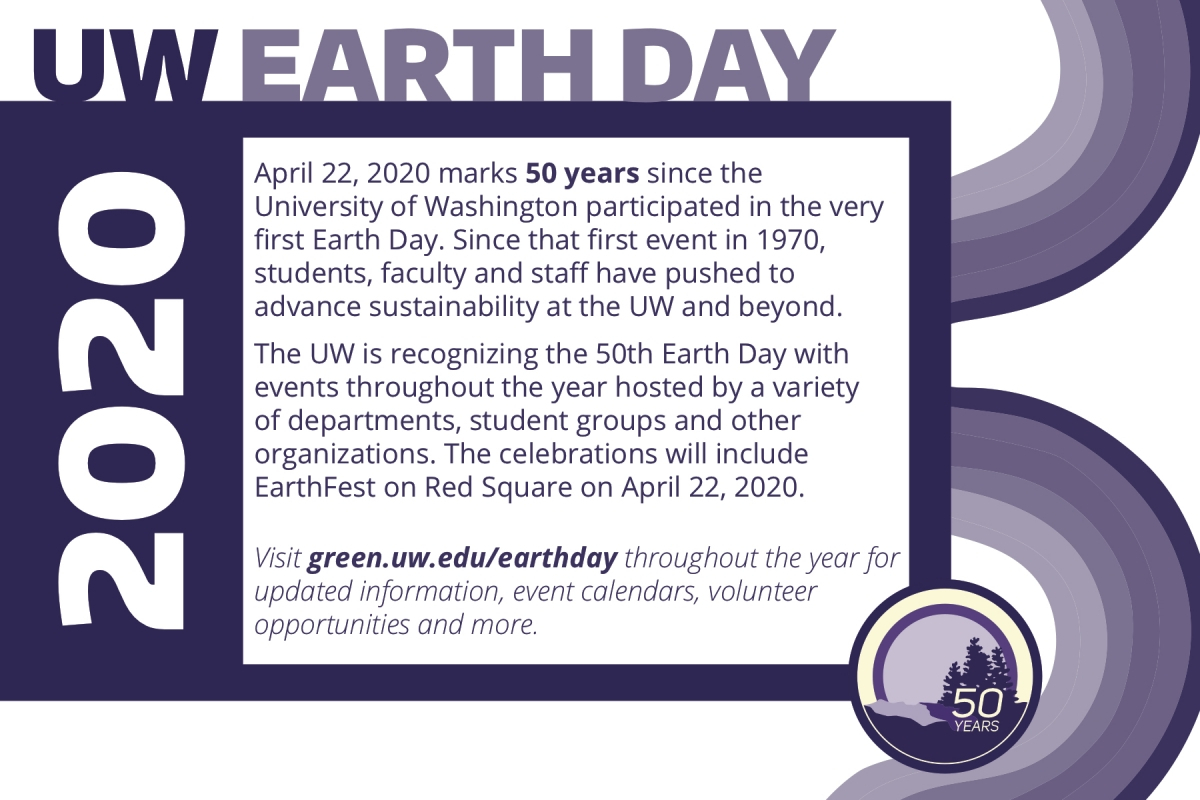 Uw Earth Day 2020 Promo Kit | Uw Sustainability