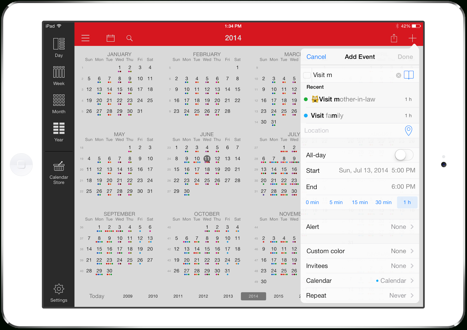 Week Calendar: New Release: Week Calendar For Ipad 7.0