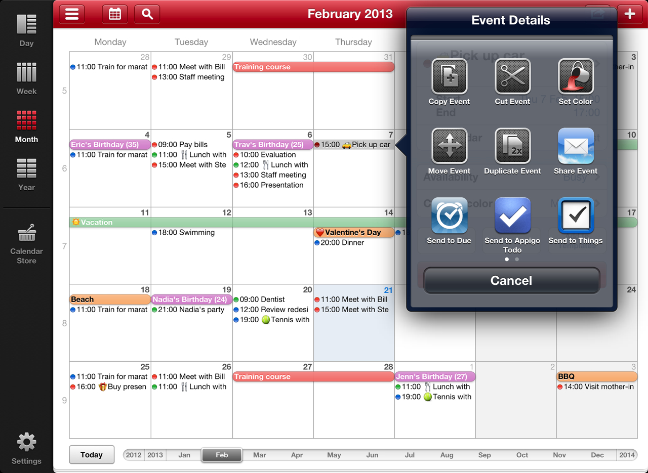 Week Calendar: Week Calendar Hd For Ipad