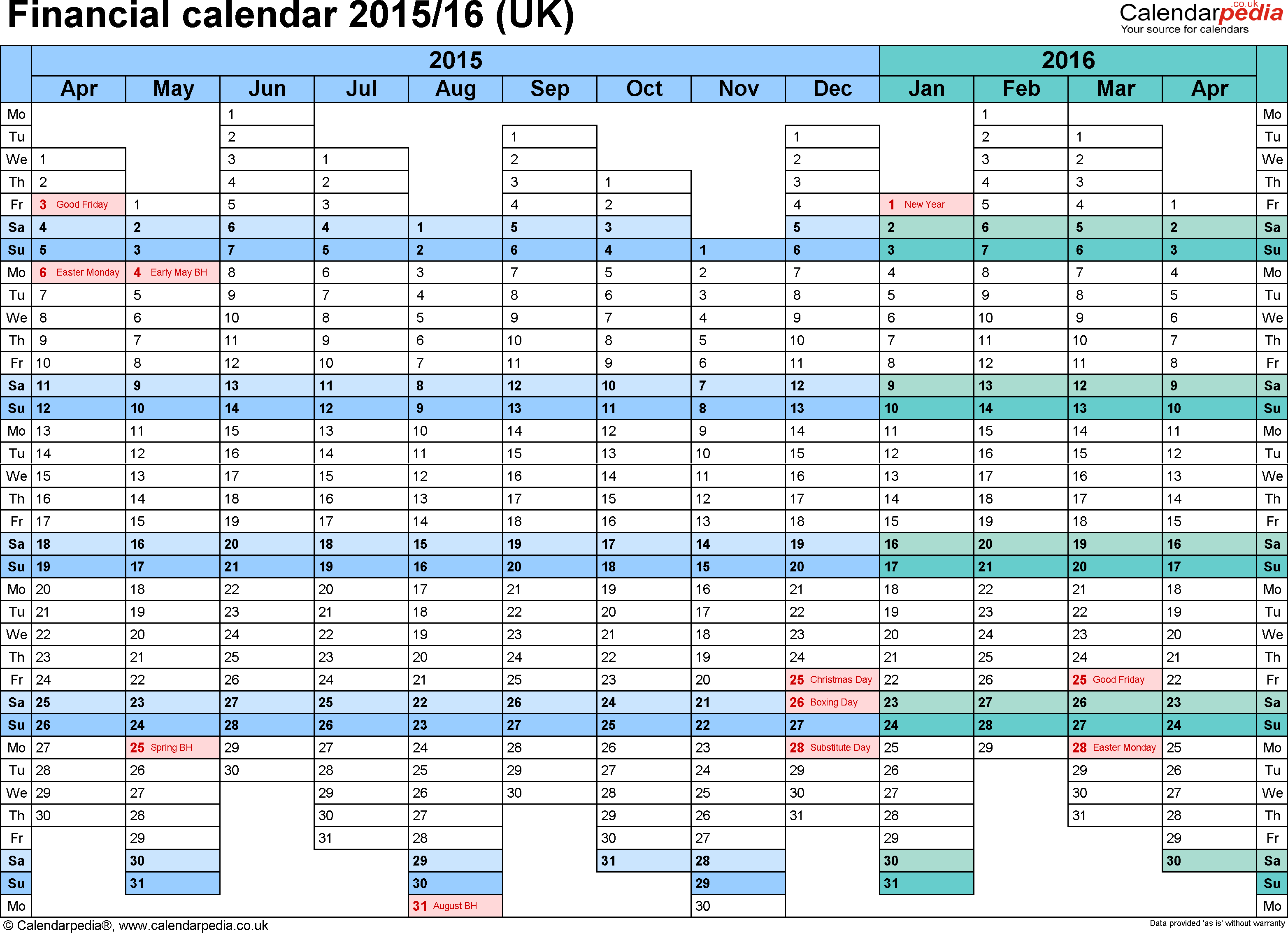 Weekly Calendar 2015 - Wpa.wpart.co